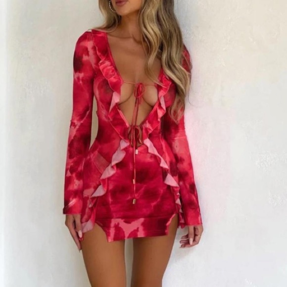 Outcast | Dresses | Ally Mesh Mini Dress | Poshmark